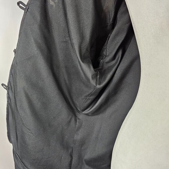 VTG Grandmacore Patchwork Retro Bold Abstract Cheetah Gold Black Cardigan S - Picture 12 of 15